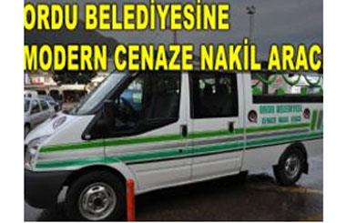  Ordu Belediyesine Modern Cenaze Nakil Aracı 