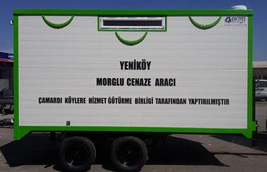  Niğde İli Çamardı Yeniköy Köyüne Cenaze Yıkama Römorgu Teslim Edildi