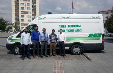  Kayseri İli Talas Belediyesi'ne Panel Van Cenaze Yıkama Aracı Teslim Edilmiştir