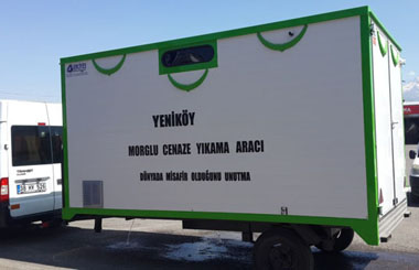  Adana İli Saimbeyli İlçesi Yeniköy Mahallesine Cenaze Yıkama Römorgu Teslim Edilmiştir