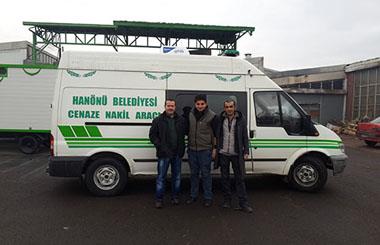  Kastamonu Hanönü Belediyesine Panel Van Cenaze Nakil Aracı 