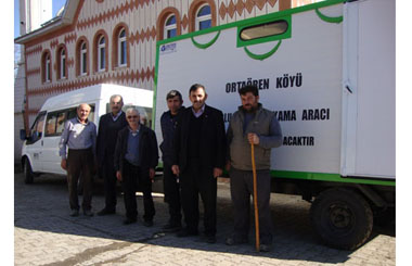  Tokat Merkez Ortaören Köyüne Cenaze Yıkama Römorgu 