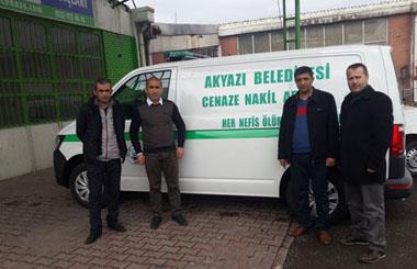 Erzincan Merkez Akyazı Belediyesine Panel Van Cenaze Nakil Aracı 