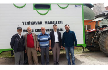 Balıkesir Balya Yenikavak Mahallesine Cenaze Yıkama Römorgu 