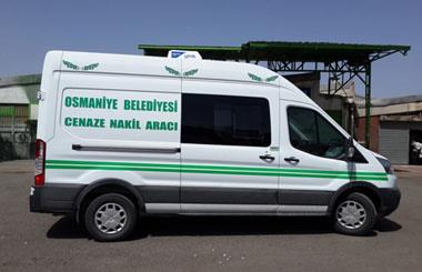  Osmaniye Belediyesine Panelvan Cenaze Nakil Aracı 