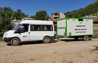 Tokat Reşadiye Kuzgölcük Köyüne Cenaze Yıkama Römorku