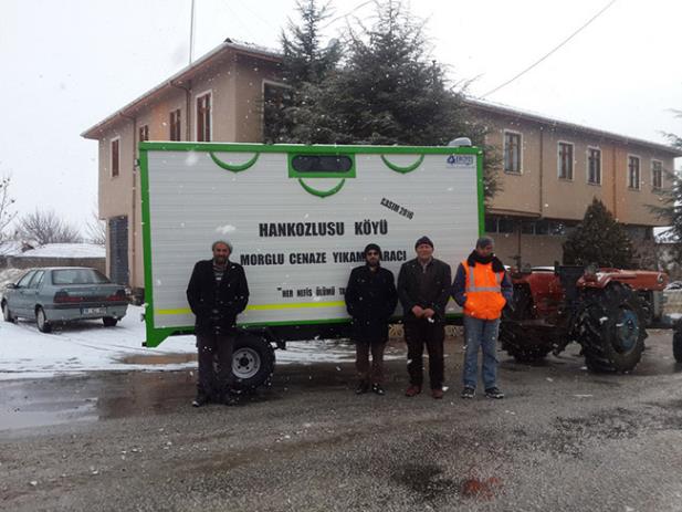 Çorum Merkez Hankozlusu Köyü Cenaze Yıkama Römorku