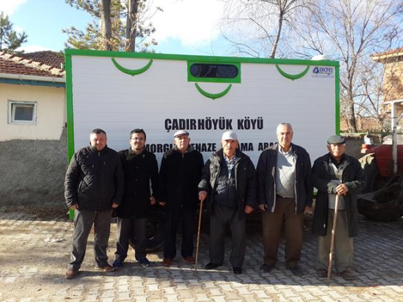 Çorum Sungurlu Çadırhöyük Köyü Cenaze Yıkama Römorku