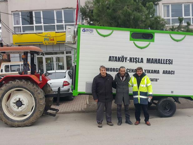 Samsun Çarşamba Ataköy Kışla Mahallesi Cenaze Yıkama Römorku